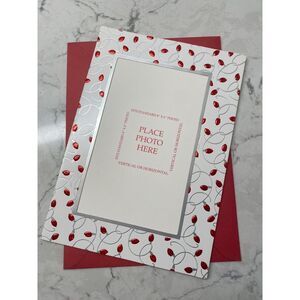 Holiday Image Greetings Photo Frame Christmas Card Vertical & Horizontal 4" X 6"